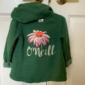 Cotton Jacket with Hood and Pockets